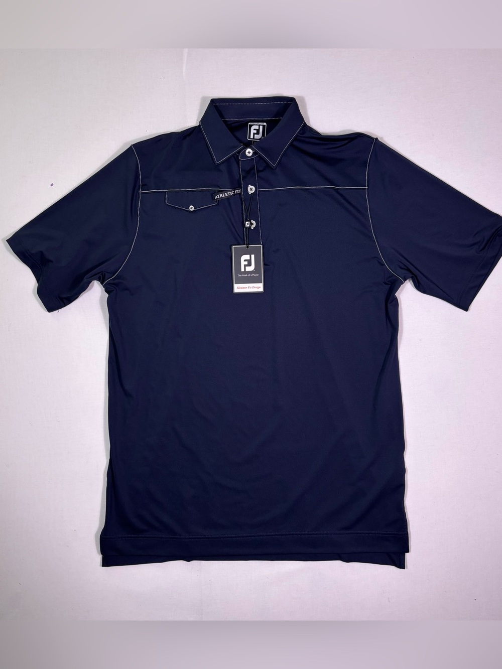 FootJoy Polo Shirt Mens Large Athletic Fit Golf Performance Stretch (Brand New)